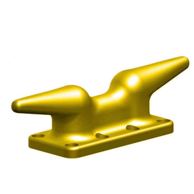 Cast Iron/Steel marine deck hardware cleat bollard with fixing parts