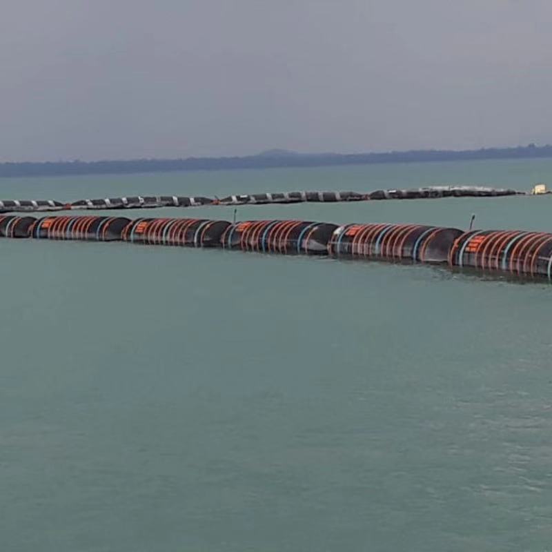 Dredging hose flexible slurry discharge hose for vessel